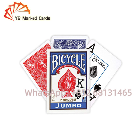 Cartes vernies de tisonnier de bicyclette trichant les cartes de jeu stratifiées