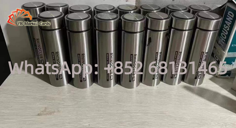 Lentille de caméra thermos de tasse en acier inoxydable pour numériser les cartes marquées par un code-barres