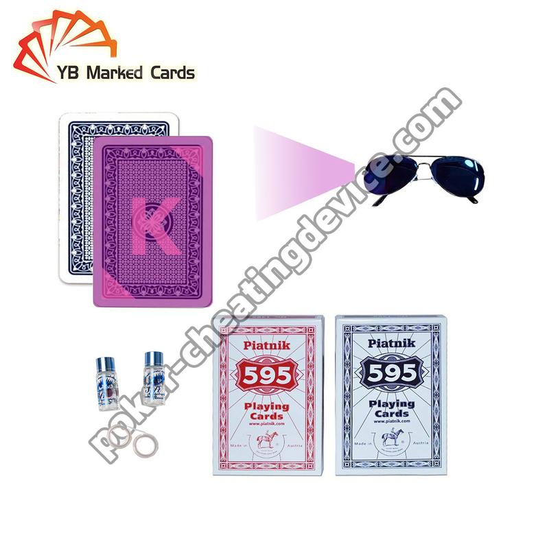 Piatnik 595 Juice Poker Marqueur infrarouge pour cartes marquées Lentilles de contact