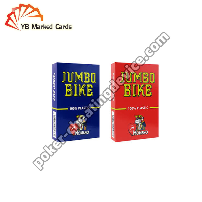 Modiano Juice Jumbo Bike Cartes de jeu marquées pour les cartes de jeu Verres