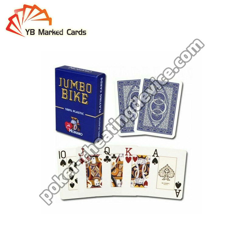 Modiano Juice Jumbo Bike Cartes de jeu marquées pour les cartes de jeu Verres