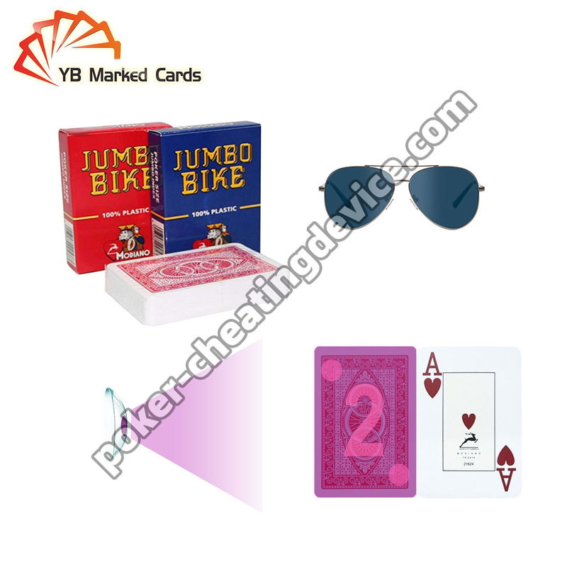 Vendez Modiano Juice Jumbo Bike Juice Deck Cartes marquées Pour les lunettes de soleil de perspective