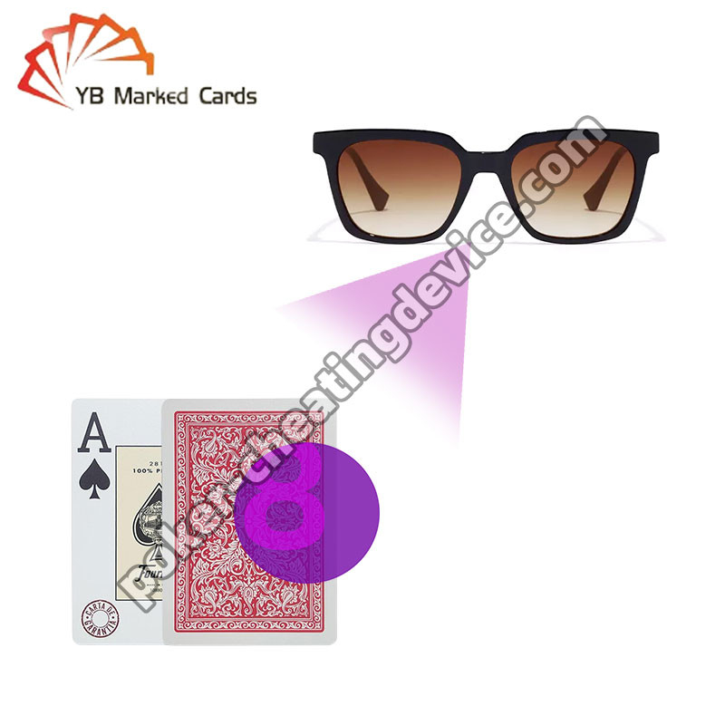 Des lunettes pour les joueurs de poker détectant les cartes marquées et l'encre invisible
