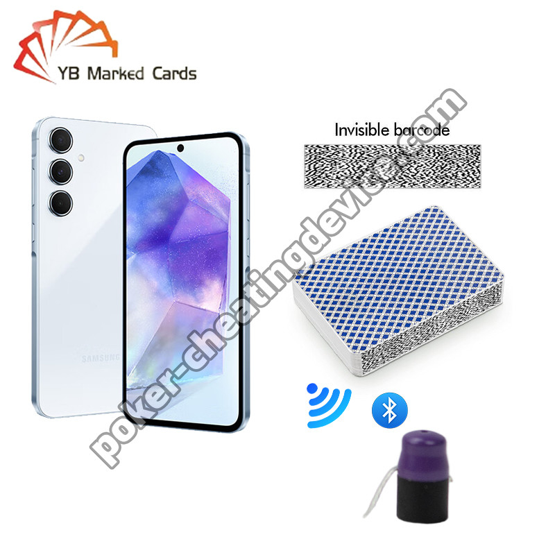 AKK Samsung Galaxy A55 analyseur de cartes à jouer pour les jeux de cartes à barres marqués