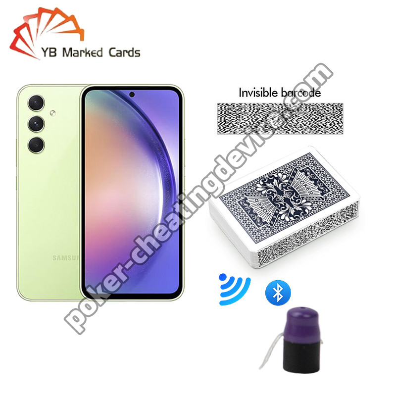 Samsung Galaxy A54 CVK 400 analyseur de jeu de cartes pour le jeu de cartes à codes-barres