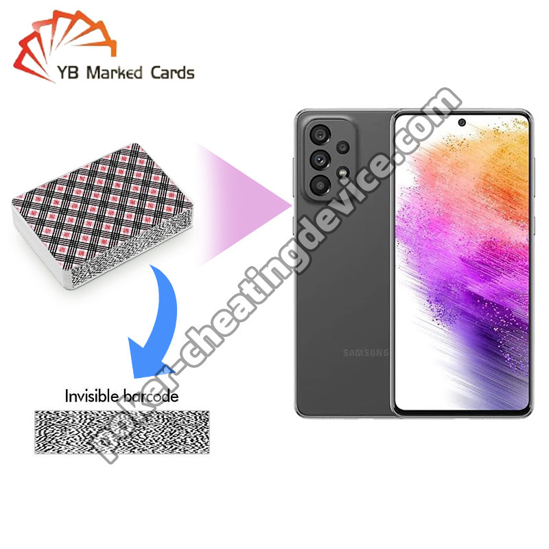 Samsung Galaxy A73 AKK K5 Poker Decks Analyzer Pour les cartes marquées par un code-barres