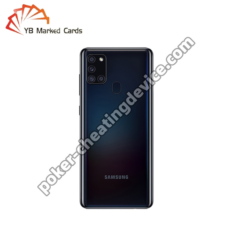 AKK A3 Samsung Galaxy A21s analyseur de cartes à tricherie pour les cartes à jouer marquées par un code-barres