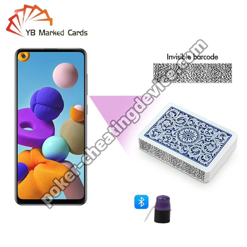 AKK A3 Samsung Galaxy A21s analyseur de cartes à tricherie pour les cartes à jouer marquées par un code-barres