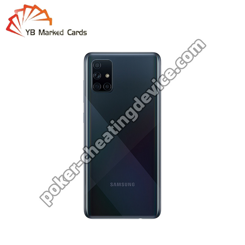 AKK A5 Samsung Galaxy A71 Analyseur de jeu de cartes marquées pour les cartes de poker marquées par code-barres