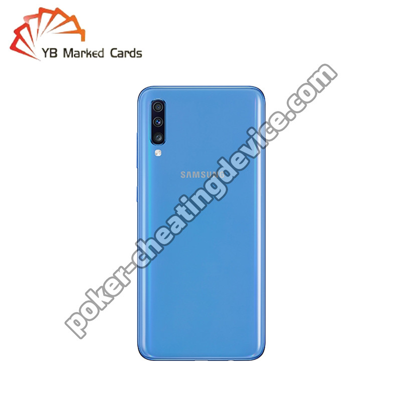 CVK 680 Samsung Galaxy A70 analyseur de cartes à tricherie pour les jeux de cartes avec code-barres