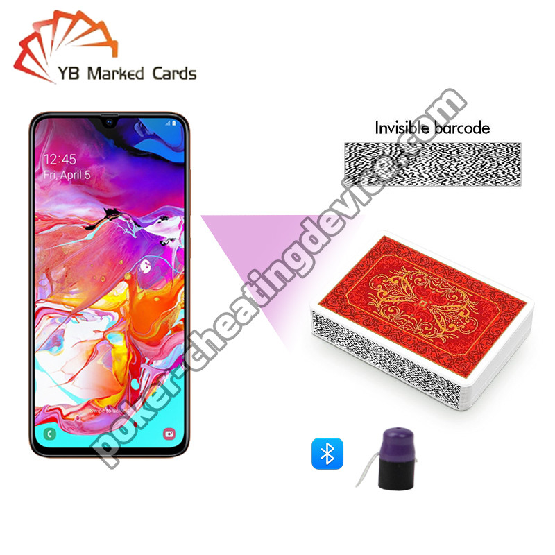 CVK 680 Samsung Galaxy A70 analyseur de cartes à tricherie pour les jeux de cartes avec code-barres