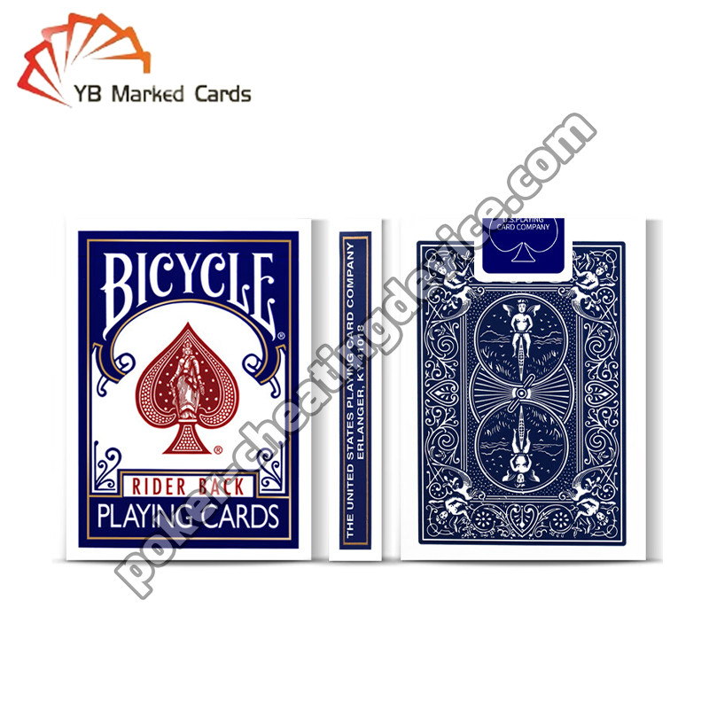 Bicycle Infrarouge Marqué Cartes Large classique Bleu Pour les lentilles de contact infrarouges