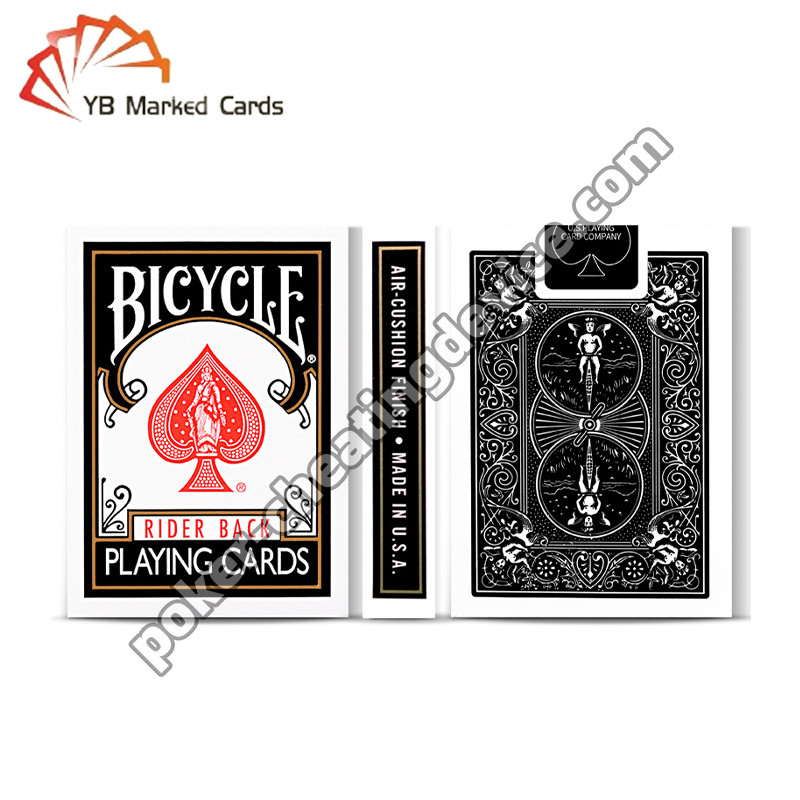 Bicycle Marqué Cartes Large Classic Noir Pour Le Poker Lentilles de contact infrarouges