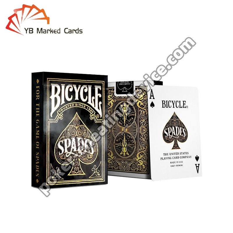 Bicycle Marqué Cartes Deck Classique de divertissement Des piques pour lentilles de contact d'encre infrarouge