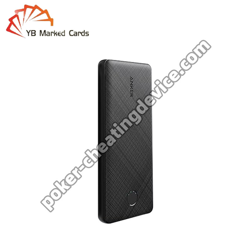 Power Bank Poker Scanner de cartes à tricher Pour le dispositif d'analyseur de poker et les cartes à codes-barres