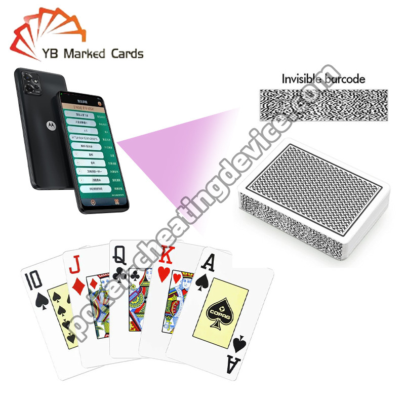 Copag Texas Hold'em 100% analyseur de poker en plastique cartes marquées jeu unique noir