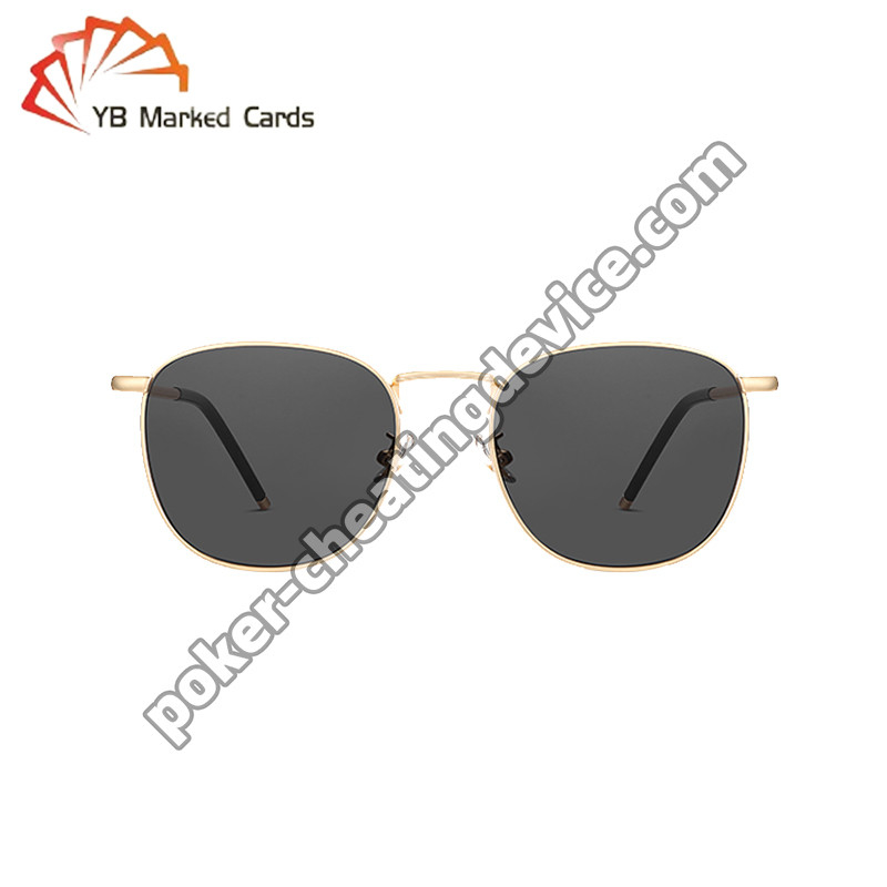 Des lunettes de détecteur de cartes marquées pour le poker discrète cadre noir de qualité optique avantage sûr précision conçue pour une détection de carte inégalée