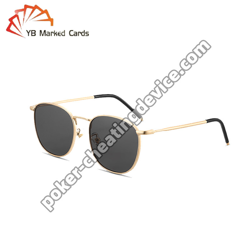 Des lunettes de détecteur de cartes marquées pour le poker discrète cadre noir de qualité optique avantage sûr précision conçue pour une détection de carte inégalée
