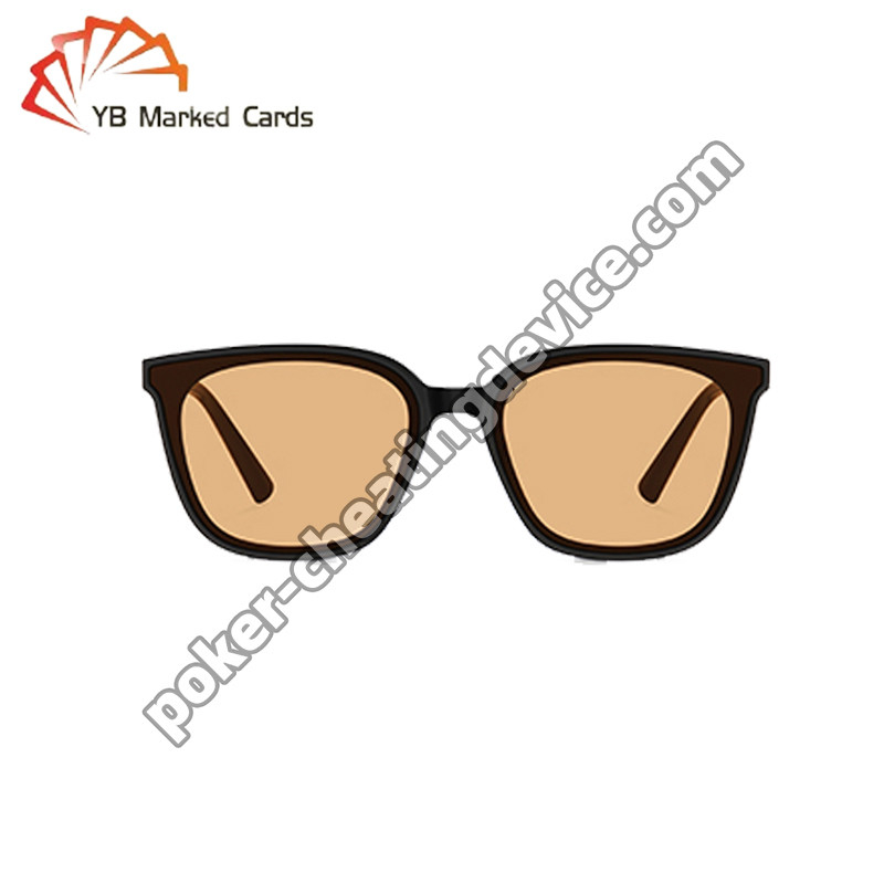 Des lunettes de lecture de cartes secrètes pour le poker - cadre noir mince, filtre IR amélioré: maîtrisez la sensation avec une perspicacité indétectable
