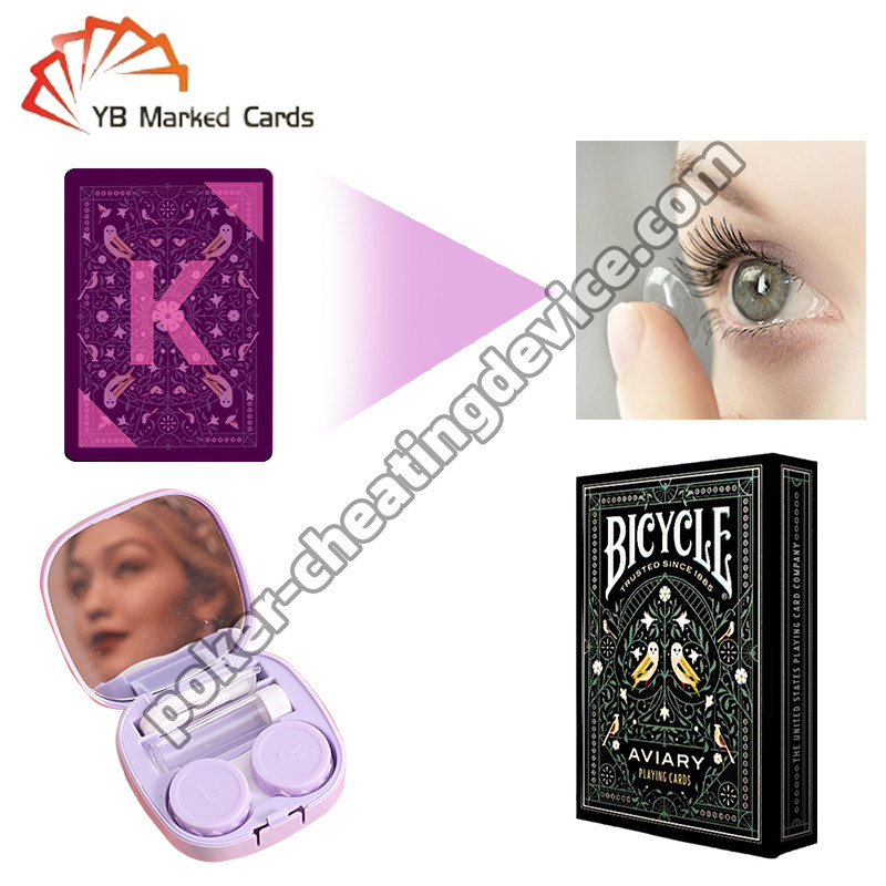 Les lentilles de contact UV pour les cartes d'encre invisibles tricher au poker comme un pro
