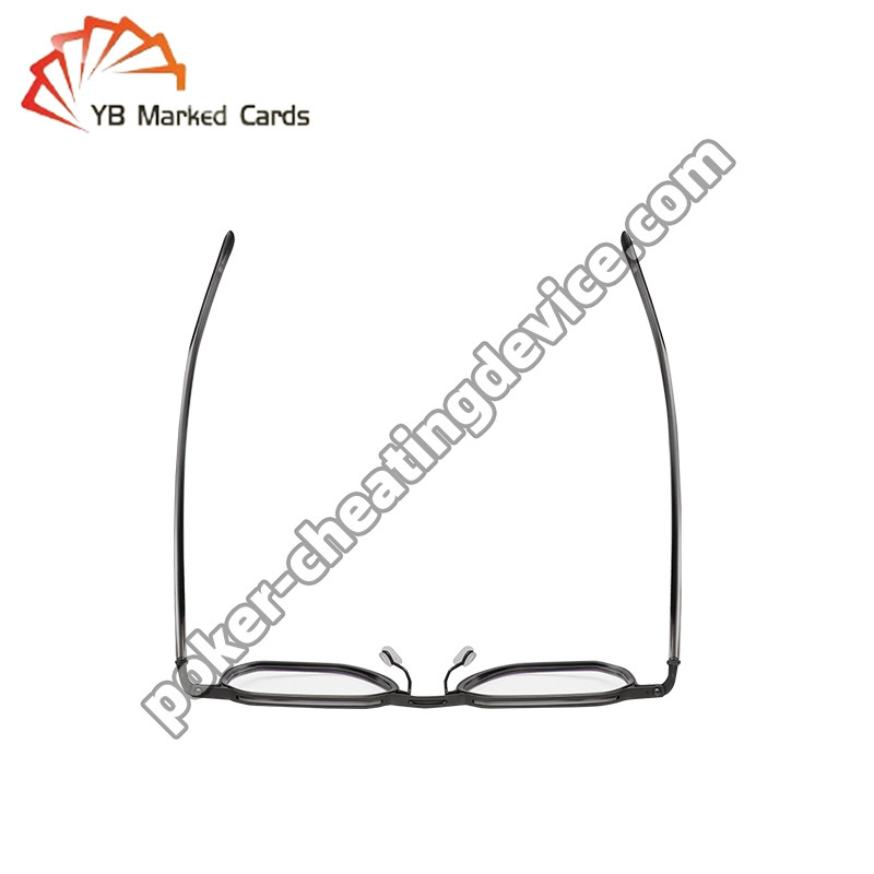 Lunettes transparentes à encre invisible pour cartes de poker marquées - Voir l'invisible