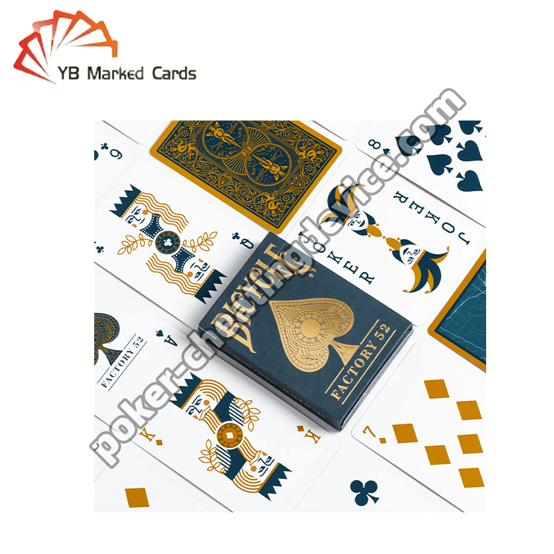 Cartes à jouer marquées infrarouges Bicycle Factory 52, avantage ultime au poker