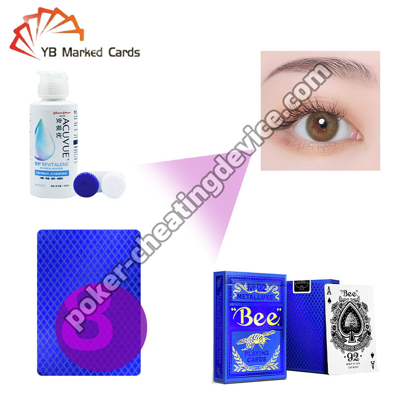 Lentilles de contact infrarouges avancées avec une teneur en eau ≥ 50% et un diamètre pupillaire de 4-12mm pour les tours de poker