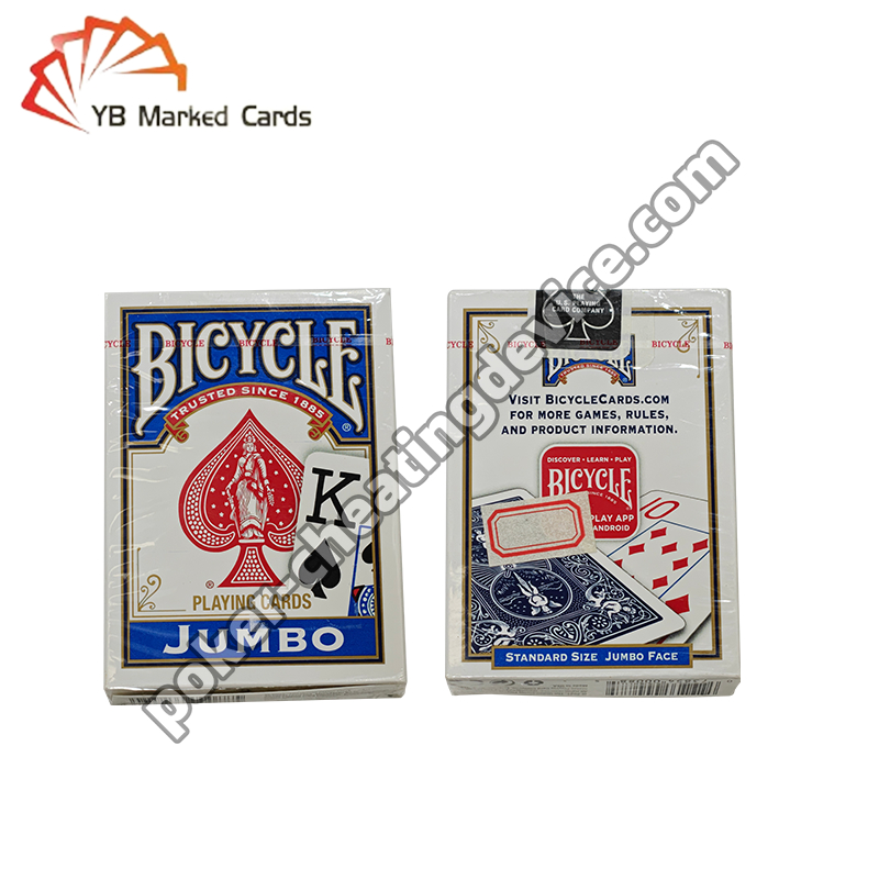 Bicycle Marked Poker Playing Cards - Invisible Infrared Marked Deck for Poker