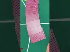 L'index en plastique de tisonnier de Modiano a marqué des cartes de tisonnier pour des jeux de casino