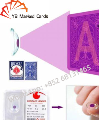 les verres de contact UV d'encre invisible de précision de 6mm ont marqué des cartes 4mm