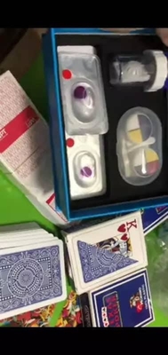 cartes de jeu de 11mm X Ray Blue Eye Contact Lenses Polymacon 14.5mm