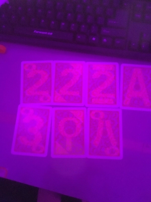 Cartes marquées invisibles cosmétiques magiques de verres de contact de lumière UV 0.10mm