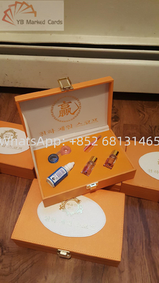 cartes de jeu de verres de contact d'encre invisible d'espion de 8.6mm IR pour le spectacle de magie