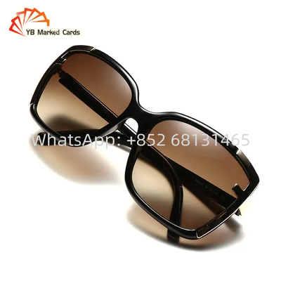 Fraude infrarouge magique des cartes de jeu X Ray Glasses Metal For Gambling