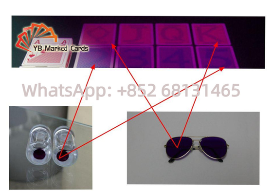 Les verres de contact UV invisibles ont marqué les verres de contact de fraude de tisonnier des cartes 9mm