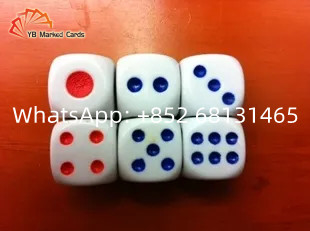 Les jeux de jeu rouges de Mercury Dice Cheating Device Plastic découpent