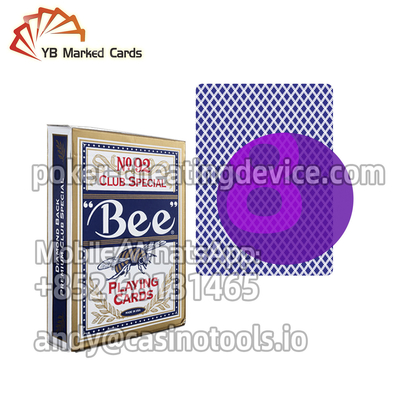 L'infrarouge de l'abeille No.92 a marqué des cartes de jeu pour les cartes marquées trichant des dispositifs