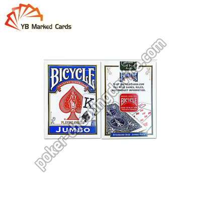 Les cartes de jeu infrarouges enormes de capteur repèrent les cartes rouges bleues imperméables UV de bicyclette