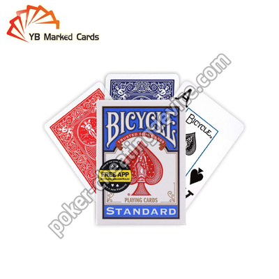 Bicycle Standard Code à barres Marqué cartes de poker Pour l' analyseur de poker
