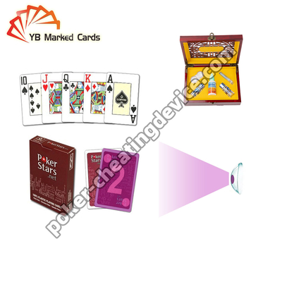 Copag Pokerstars Cartes marquées à l'encre invisible pour les lentilles de contact infrarouges