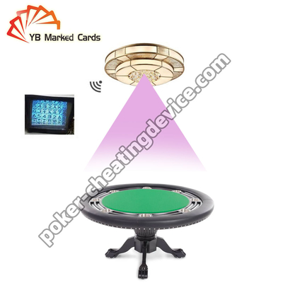 Discrète lampe de plafond caméra de numérisation de poker pour tricher
