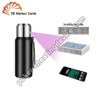 Scanner furtif de bouteille d'eau pour analyseur de poker et de barcode marqué deck