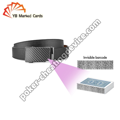 Scanner de triche de ceinture de cuir pour le jeu de code à barres avec analyseur de poker