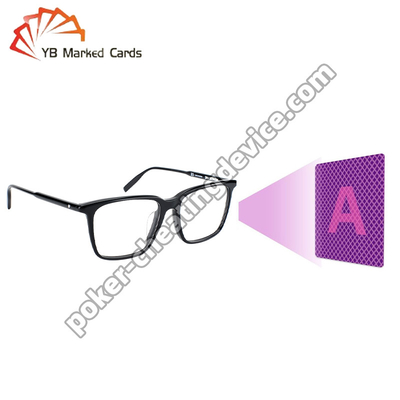 Des lunettes de soleil de poker infrarouges en plastique noir clair de qualité supérieure pour scanner le poker