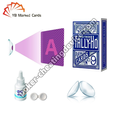 Verres de contact UV de Contact Lenses HEMA Spy Invisible Playing Cards de lecteur