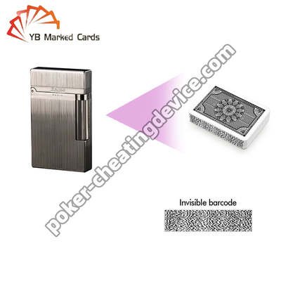 Scanner de poker Lighter Spy Camera pour les cartes à jouer marquées par code-barres