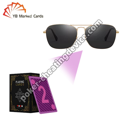 Les lunettes de soleil IR voient à travers les cartes et gagnent la main dans les jeux de poker