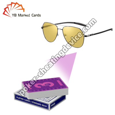 Des lunettes à miroir de poker pour une meilleure détection des marques dans les jeux de cartes