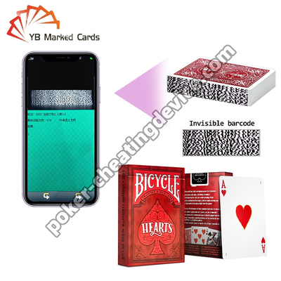 BICYCLE Cartes de jeu marquées de codes à barres