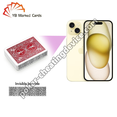CVK 600 iPhone 15 analyseur de cartes de poker à code à barres pour des résultats de jeu précis